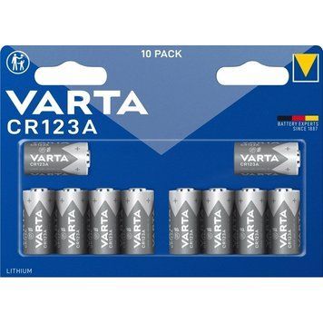 VARTA CR 123A BLI 10 LITHIUM Батарейка 10 шт 99-00013307 фото