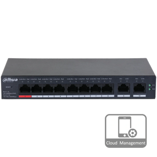 8-портовий керований з PoE DH-CS4010-8ET-110 474 фото