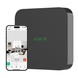 Відеореєстратор Ajax NVR (8ch) (8EU) black 525 фото