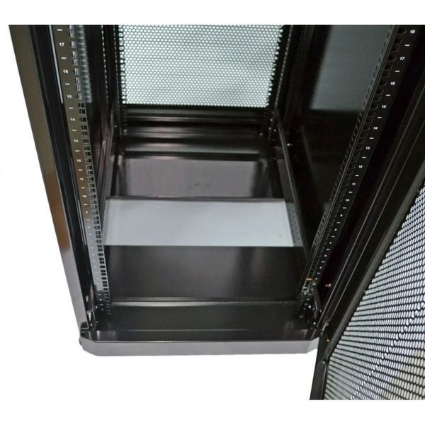 UA-MGSE4268MPB Шафа 19" 42U, 610х865 мм (Ш*Г), посилена, перфоровані двері (66%), чорна 99-00008102 фото