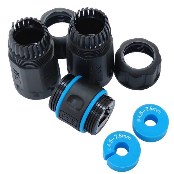 RJ45-RJ45 STP Водонепроникний з'єднувач IP68 кат. 6 112175 фото