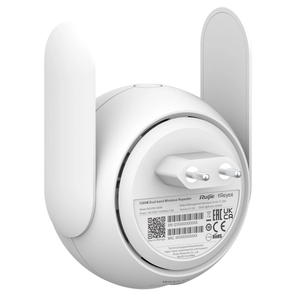 Дводіапазонний розширювач Mesh Wi-Fi Ruijie RG-EW1200R 391 фото