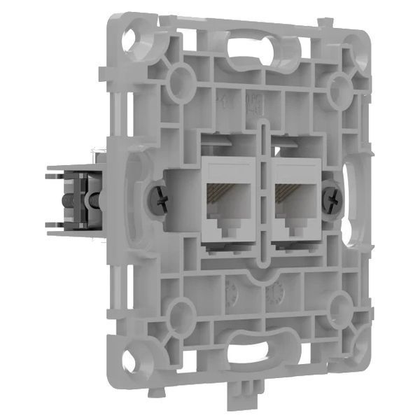 Ajax OutletCore (LAN) white Механізм інтернет розетки 99-10027051 фото