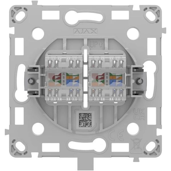 Ajax OutletCore (LAN) white Механізм інтернет розетки 99-10027051 фото
