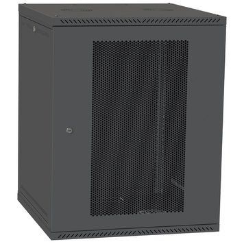 IPCOM СН-18U 600х450 перфорация RAL9005 Шкаф серверный 99-10036794 фото