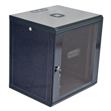 19"12U Шкаф, 600x500x640мм (Ш*Г*В), эконом,акриловое стекло, черный 99-00009653 фото