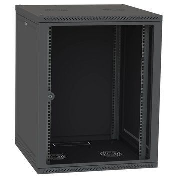 IPCOM СН-18U 600х450 скло RAL9005 Шафа серверна 99-10036824 фото