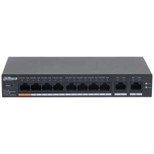Комутатор 8 портів керований Dahua DH-CS4010-8ET-60 PoE 645 фото