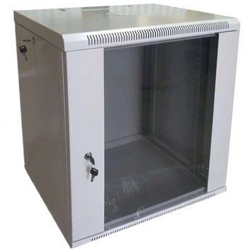 WMNC-500-12U-FLAT Шафа 12U 600x500х640 мм Hypernet настінний розбірний 99-00005792 фото