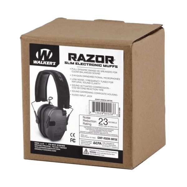 Walkers Razor Flat Dark Earth (GWP-RSEM-FDE) Навушники 99-00010986 фото