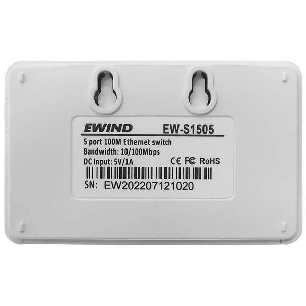 Ewind EW-S1505 100M Комутатор 5 портів некерований 115145 фото