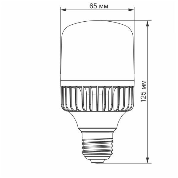 VIDEX A65 20W E27 5000K 220V LED лампа 99-00017518 фото