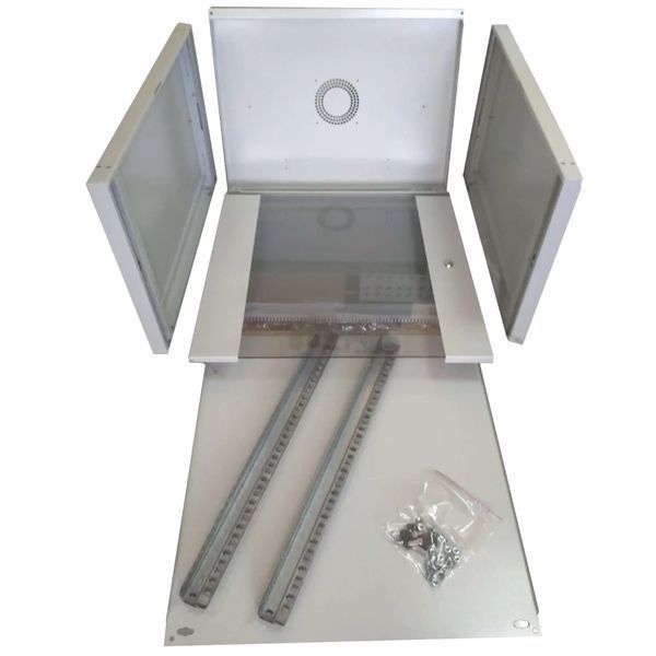 Hypernet WMNC66-12U-FLAT-AC Шафа комутаційна настінна 12U 600x600 розбірна сіра 99-00022424 фото