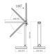 VIDEX VL-TF16W 5W 1800-5000K LED лампа настільна з акумулятором 99-00017505 фото 8