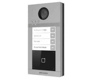 DS-KV8413-WME1 2 Мп IP вызывная панель на 4 абонента c ИК подсветкой и Wi-Fi 99-00002250 фото