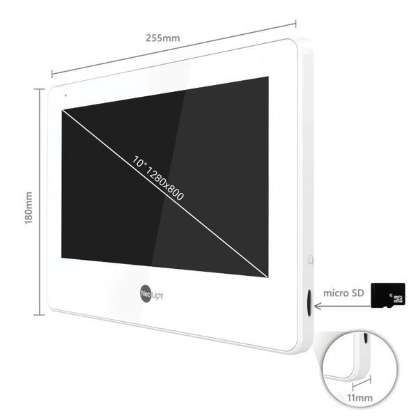 MEZZO Hybrid White Відеодомофон NeoLight 115943 фото