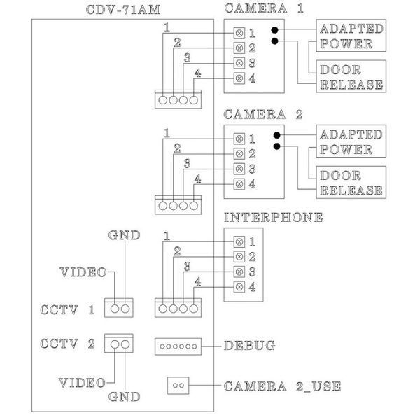 Commax CDV-71AM Відеодомофон 114832 фото