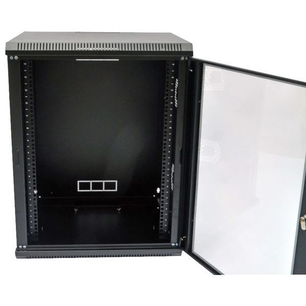 19"15U, 600х600х773 акрилове скло,чорна Шафа 99-10024971 фото