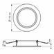 VIDEX 6W 5000K 220V LED светильник Back круглый 99-00017531 фото 4