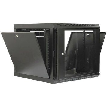 19" 9U 600x600x507мм акрилове скло чорна Шафа 99-10028909 фото