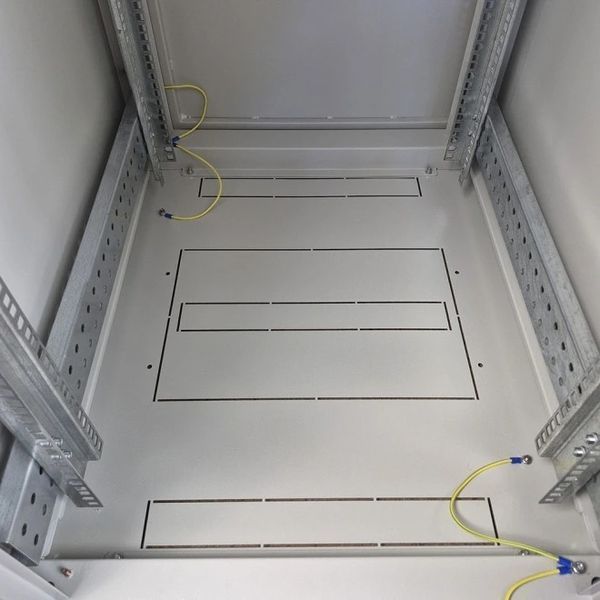 EServer 24U-600х600, стекло, серая Шкаф напольный 99-10026403 фото