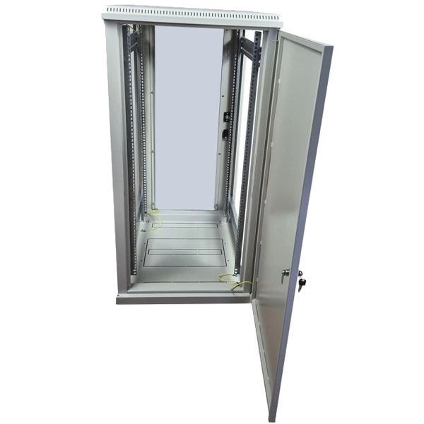 EServer 24U-600х600, стекло, серая Шкаф напольный 99-10026403 фото